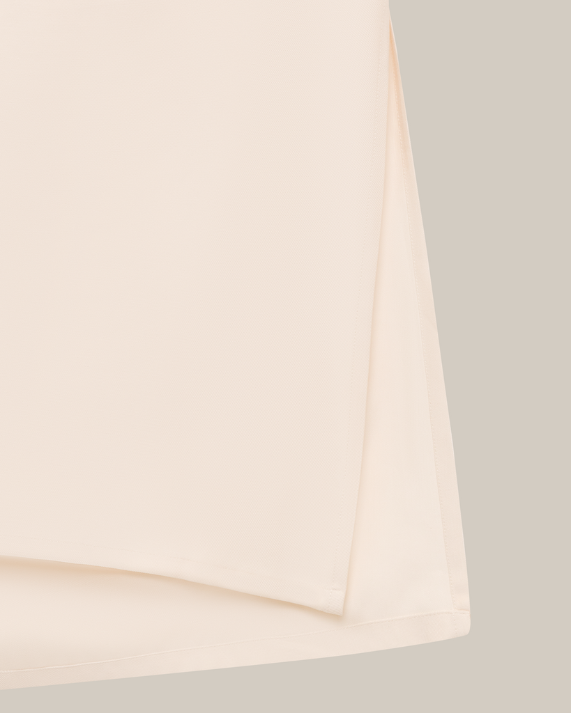 Sleeveless Top & High-Waist Trouser ivory