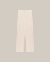 Sleeveless Top & High-Waist Trouser ivory