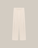 Sleeveless Top & High-Waist Trouser ivory