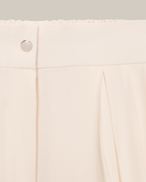 Sleeveless Top & High-Waist Trouser ivory